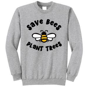 Save Bees Plant Trees Beekeeper Honey Conservation Earth Gift Sweatshirt