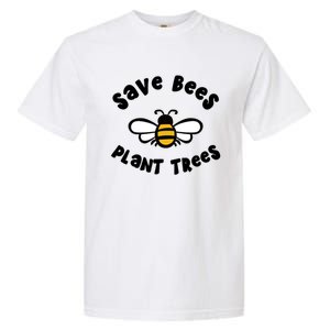 Save Bees Plant Trees Beekeeper Honey Conservation Earth Gift Garment-Dyed Heavyweight T-Shirt