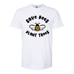 Save Bees Plant Trees Beekeeper Honey Conservation Earth Gift Softstyle CVC T-Shirt