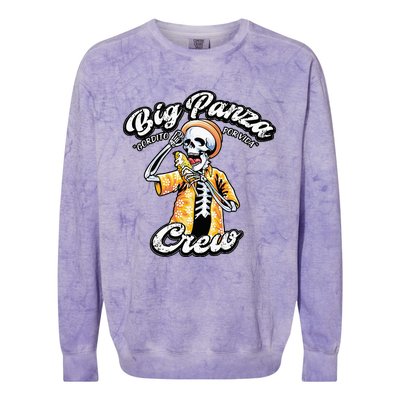 Skeleton Big Panza Crew Chingon Colorblast Crewneck Sweatshirt