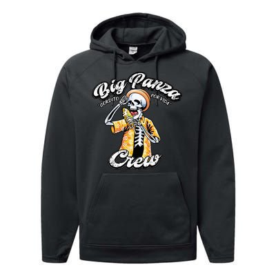 Skeleton Big Panza Crew Chingon Performance Fleece Hoodie