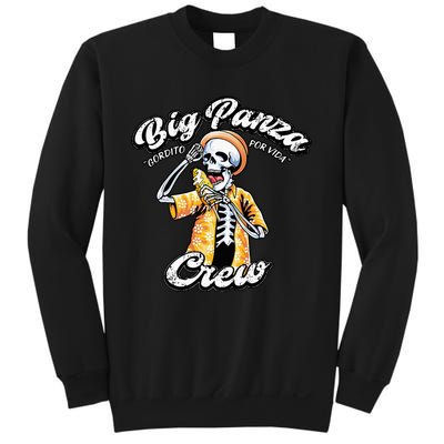 Skeleton Big Panza Crew Chingon Sweatshirt