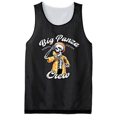 Skeleton Big Panza Crew Chingon Mesh Reversible Basketball Jersey Tank