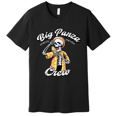 Skeleton Big Panza Crew Chingon Premium T-Shirt