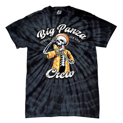 Skeleton Big Panza Crew Chingon Tie-Dye T-Shirt