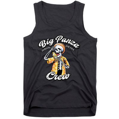 Skeleton Big Panza Crew Chingon Tank Top