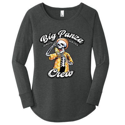 Skeleton Big Panza Crew Chingon Women's Perfect Tri Tunic Long Sleeve Shirt