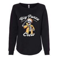 Skeleton Big Panza Crew Chingon Womens California Wash Sweatshirt