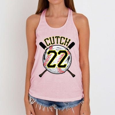 Sports Baseball Pirate Gift For Fans Of Pittsburgh Women's Knotted Racerback Tank