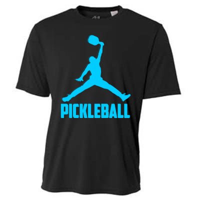 Sky Blue Pickleball Sports Logo Cooling Performance Crew T-Shirt