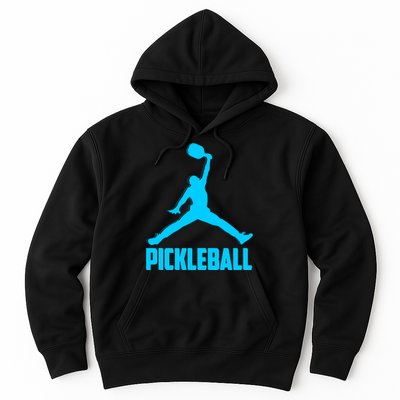 Sky Blue Pickleball Sports Logo Hoodie