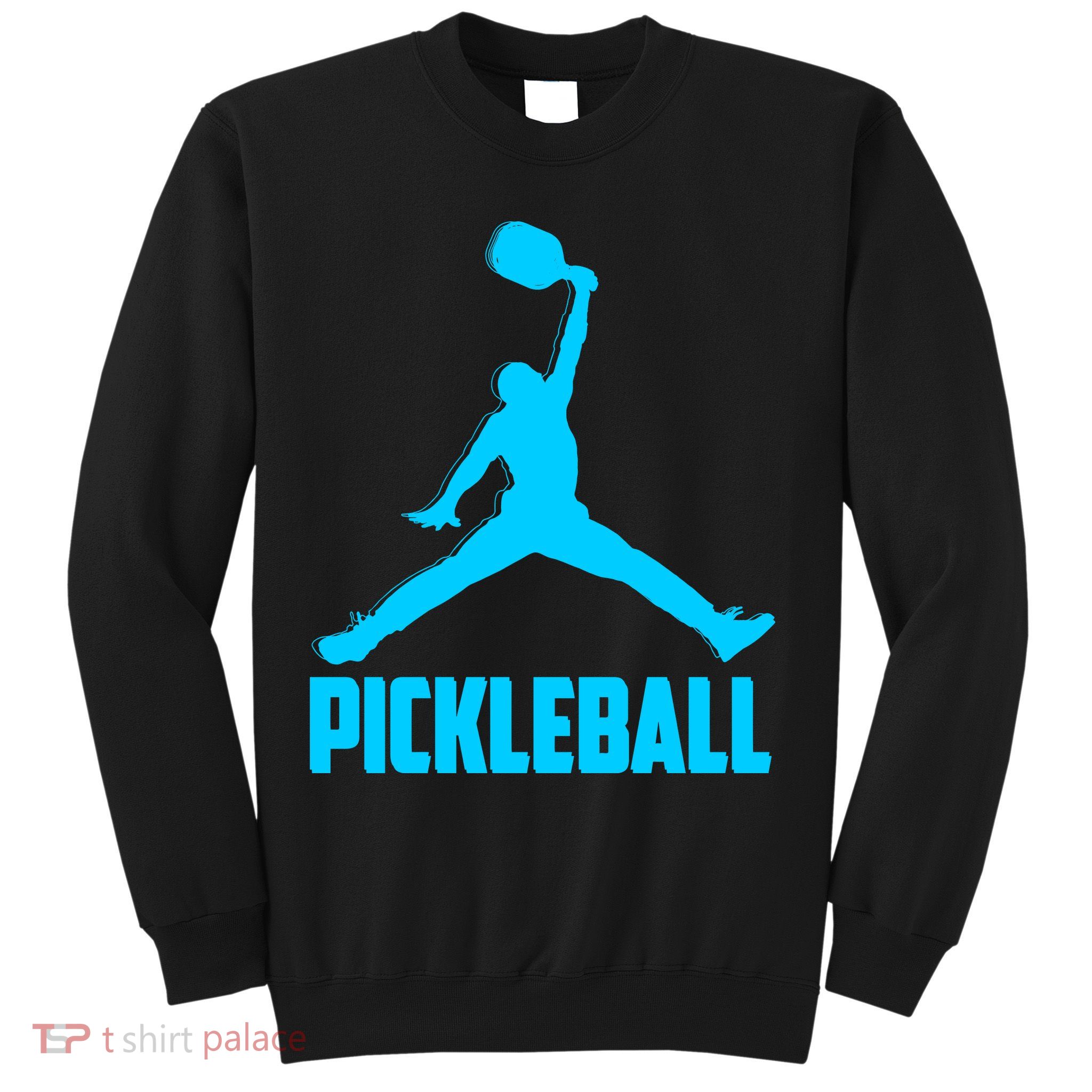 Sky Blue Pickleball Sports Logo Sweatshirt