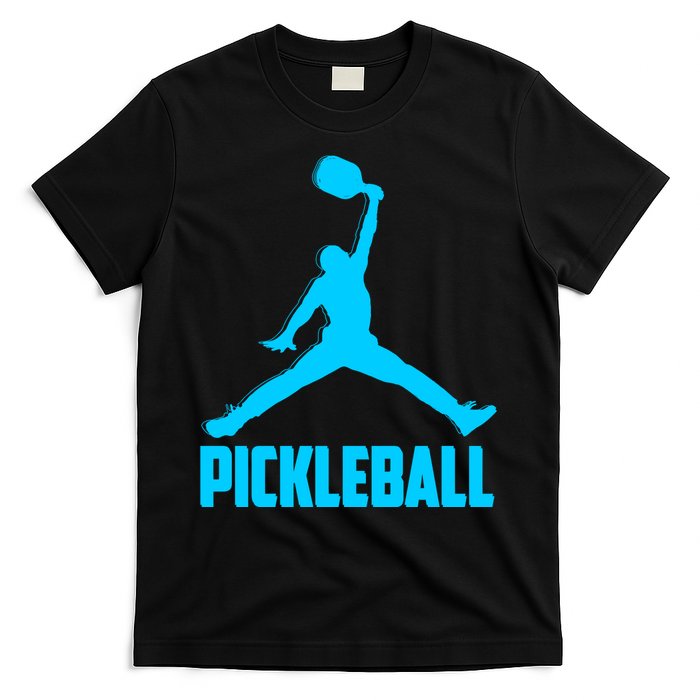 Sky Blue Pickleball Sports Logo T-Shirt