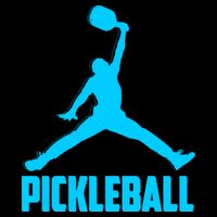 Sky Blue Pickleball Sports Logo Backpack