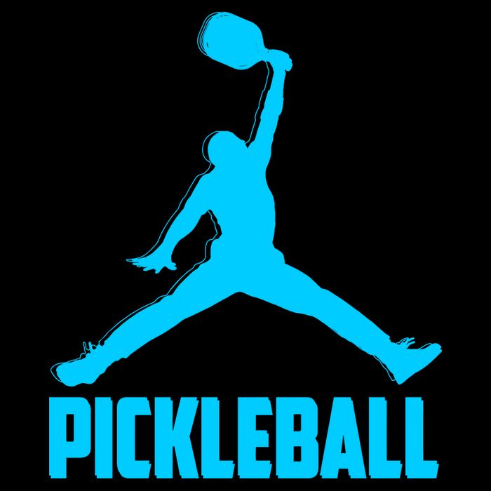 Sky Blue Pickleball Sports Logo Backpack