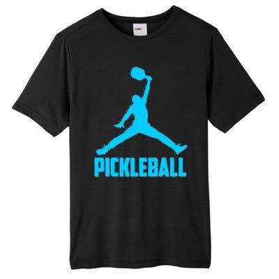 Sky Blue Pickleball Sports Logo Tall Fusion ChromaSoft Performance T-Shirt