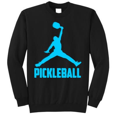 Sky Blue Pickleball Sports Logo Tall Sweatshirt