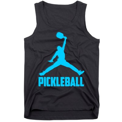 Sky Blue Pickleball Sports Logo Tank Top