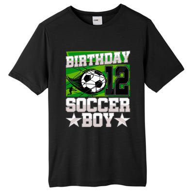 Soccer Birthday Party 12th Birthday 12 Years Old Tall Fusion ChromaSoft Performance T-Shirt