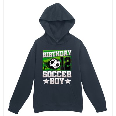 Soccer Birthday Party 12th Birthday 12 Years Old Urban Pullover Hoodie