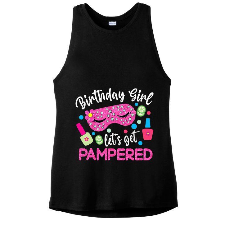 Spa Birthday Party Supplies For Girl Lets Get Pampered Ladies PosiCharge Tri-Blend Wicking Tank