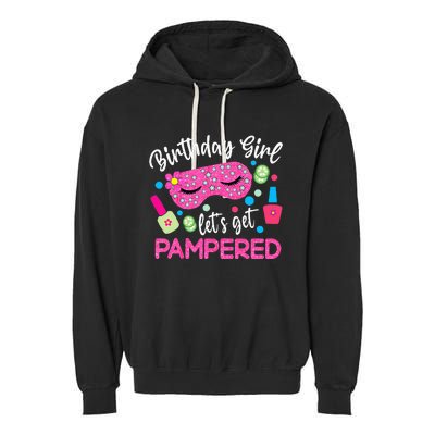 Spa Birthday Party Supplies For Girl Lets Get Pampered Garment-Dyed Fleece Hoodie