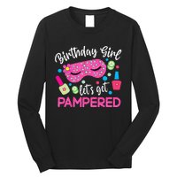 Spa Birthday Party Supplies For Girl Lets Get Pampered Long Sleeve Shirt