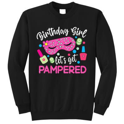 Spa Birthday Party Supplies For Girl Lets Get Pampered Sweatshirt