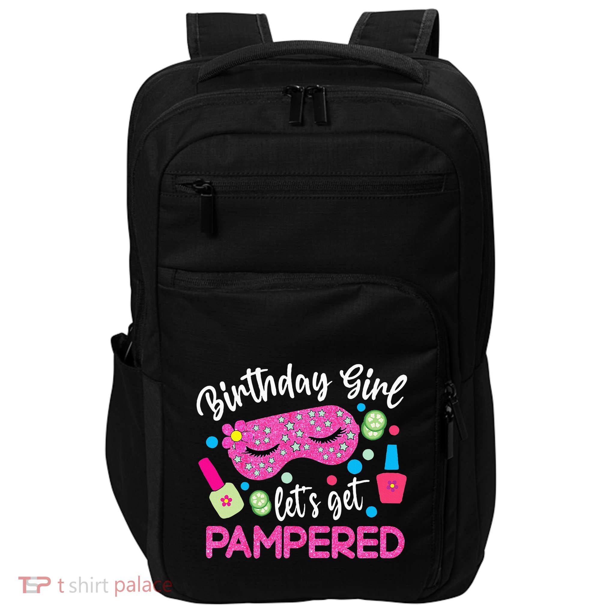 Spa Birthday Party Supplies For Girl Lets Get Pampered Impact Tech Backpack