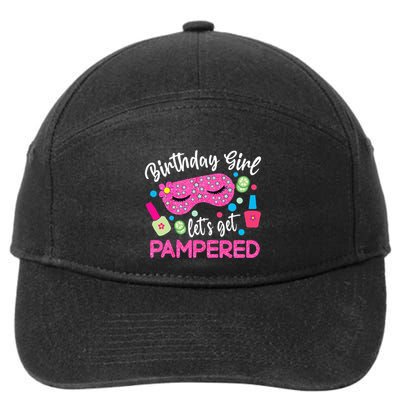 Spa Birthday Party Supplies For Girl Lets Get Pampered 7-Panel Snapback Hat