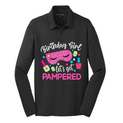 Spa Birthday Party Supplies For Girl Lets Get Pampered Silk Touch Performance Long Sleeve Polo