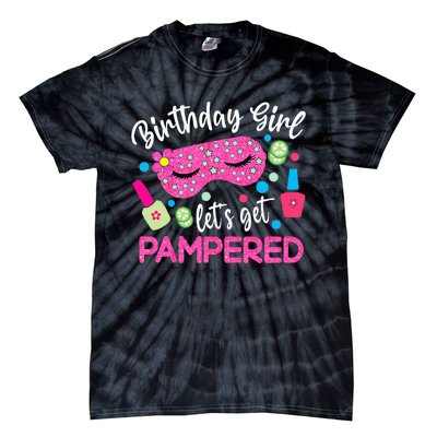 Spa Birthday Party Supplies For Girl Lets Get Pampered Tie-Dye T-Shirt