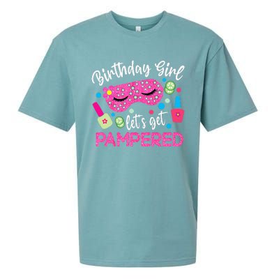 Spa Birthday Party Supplies For Girl Lets Get Pampered Sueded Cloud Jersey T-Shirt