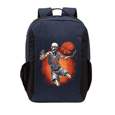 Spooky Basketball Player Skeleton Halloween Kids Vector Backpack