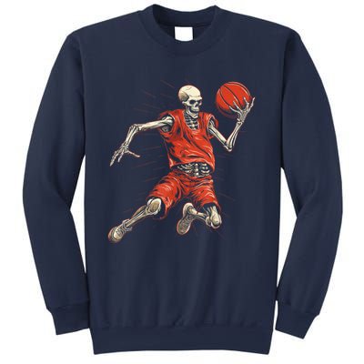 Spooky Basketball Player Skeleton Halloween Sweatshirt