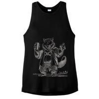 Spring Break Party King – Cool Cat Vibes Ladies PosiCharge Tri-Blend Wicking Tank