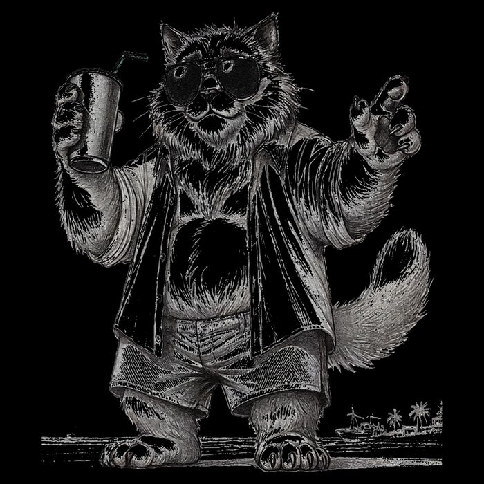 Spring Break Party King – Cool Cat Vibes Doggie Tank