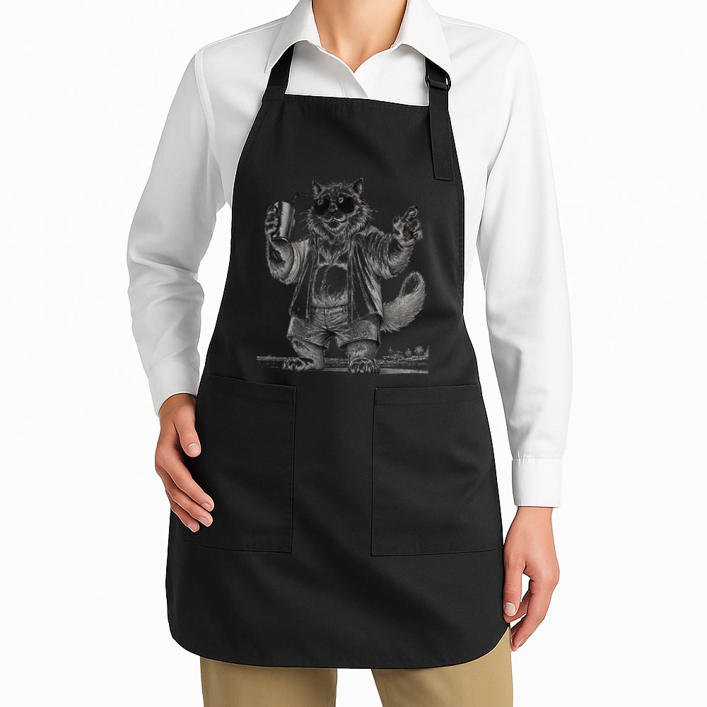 Spring Break Party King – Cool Cat Vibes Apron