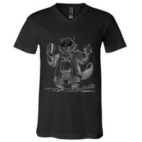 Spring Break Party King – Cool Cat Vibes V-Neck T-Shirt