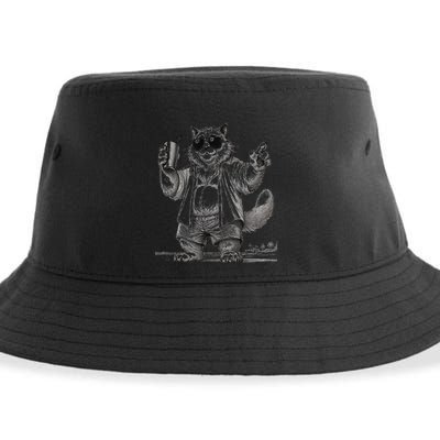 Spring Break Party King – Cool Cat Vibes Sustainable Bucket Hat
