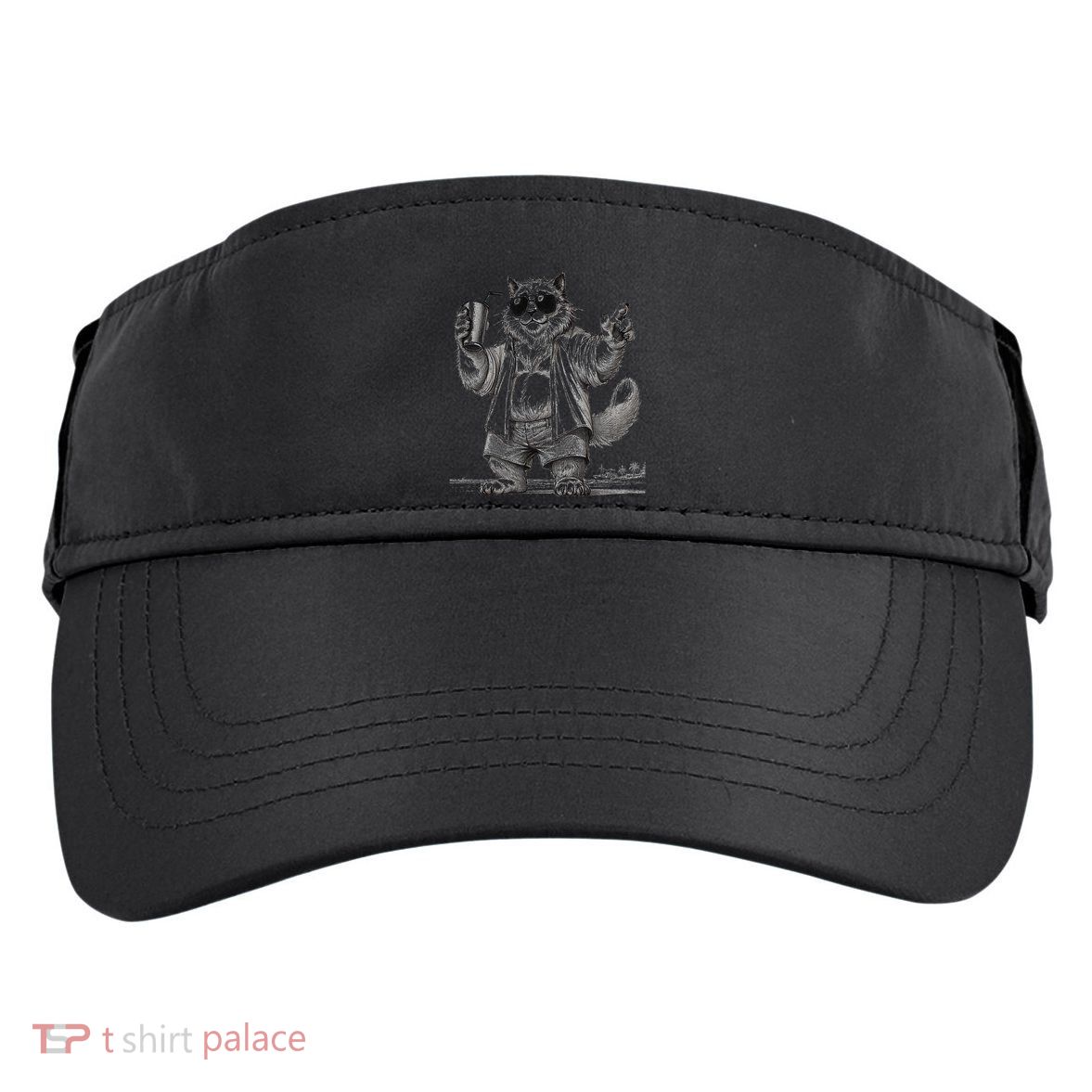 Spring Break Party King – Cool Cat Vibes Adult Drive Performance Visor