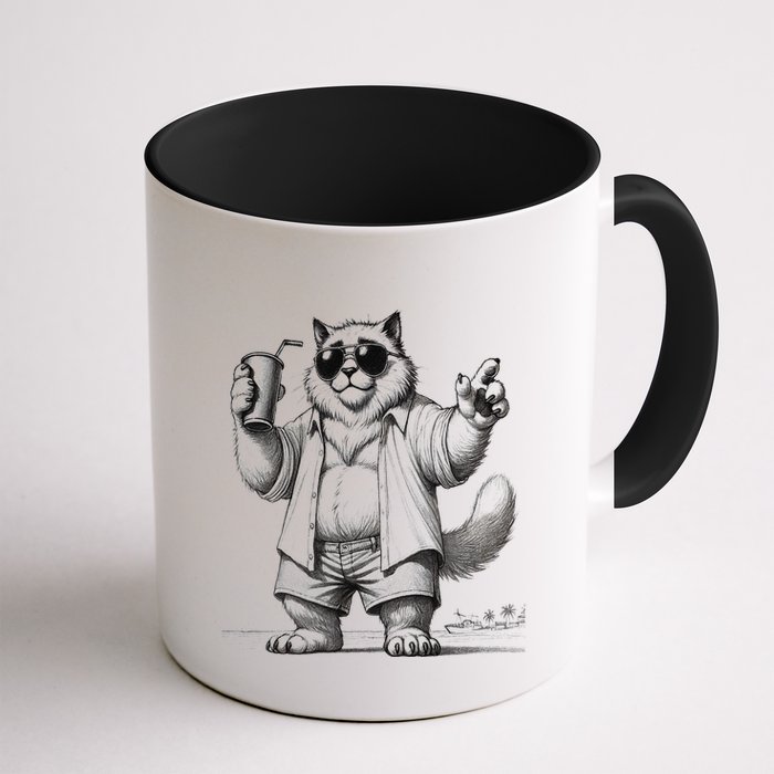Spring Break Party King – Cool Cat Vibes Mug