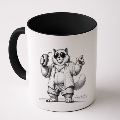 Spring Break Party King – Cool Cat Vibes Mug