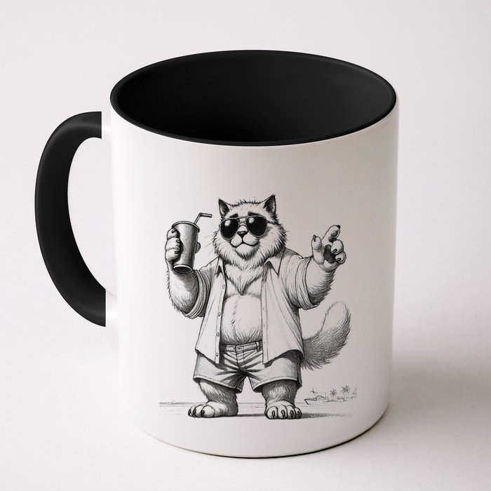 Spring Break Party King – Cool Cat Vibes Mug
