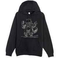 Spring Break Party King – Cool Cat Vibes Premium Pullover Hoodie