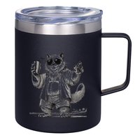 Spring Break Party King – Cool Cat Vibes 12oz Stainless Steel Coffee Mug