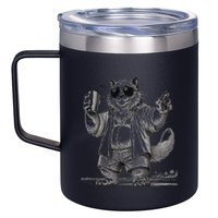 Spring Break Party King – Cool Cat Vibes 12oz Stainless Steel Coffee Mug