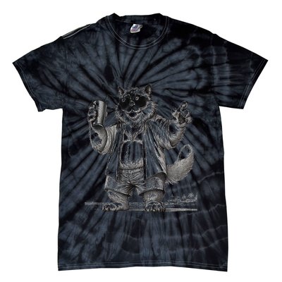 Spring Break Party King – Cool Cat Vibes Tie-Dye T-Shirt