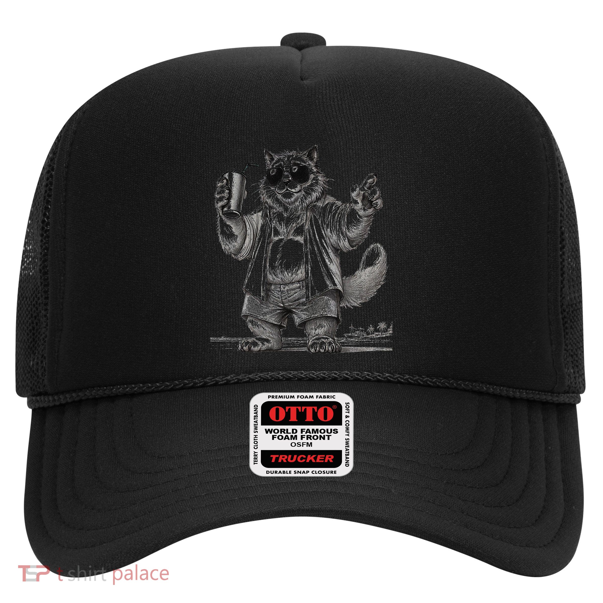 Spring Break Party King – Cool Cat Vibes Trucker Hat