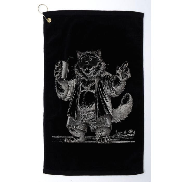 Spring Break Party King – Cool Cat Vibes Golf Towel